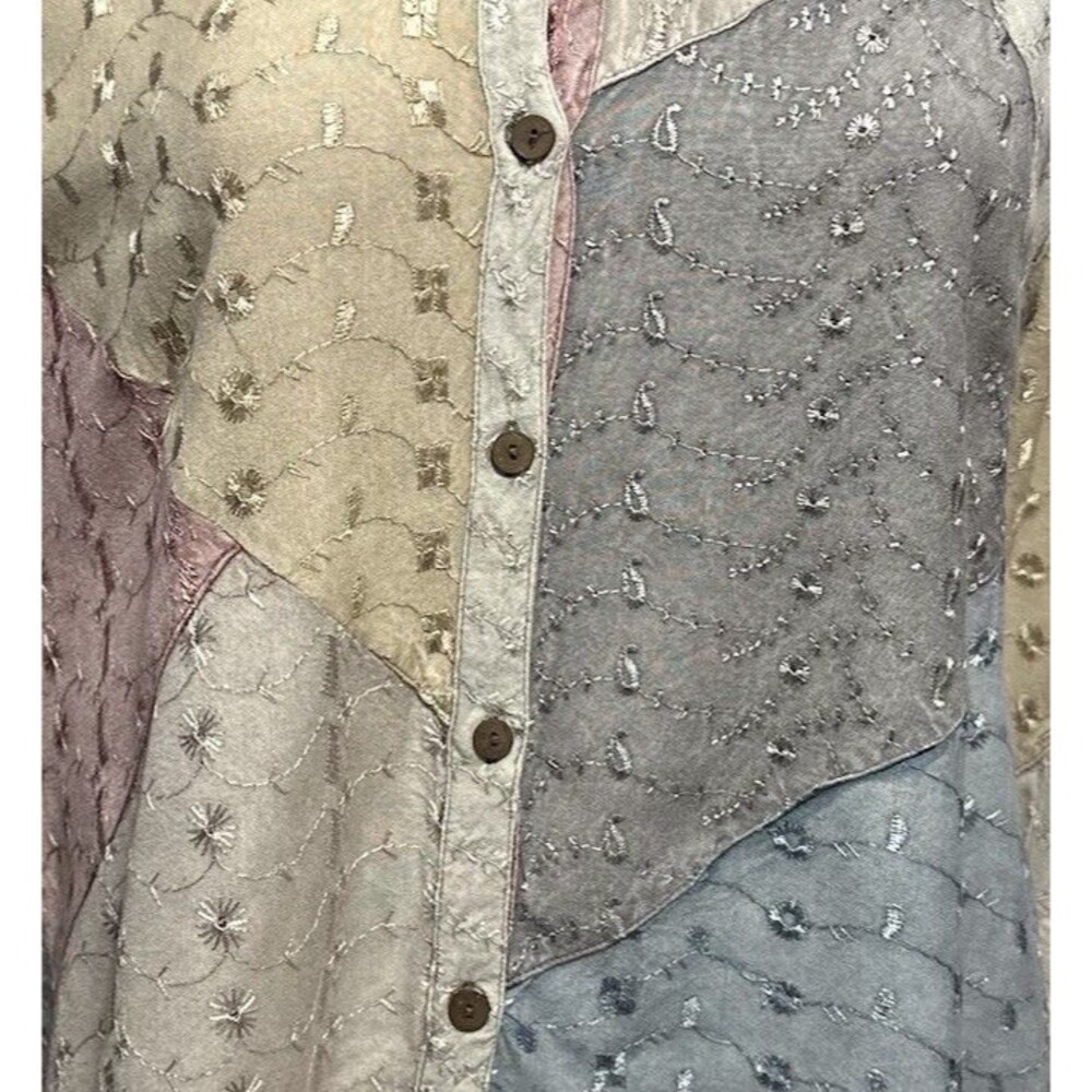 Sacred Threads Patchwork Blouse - image 7